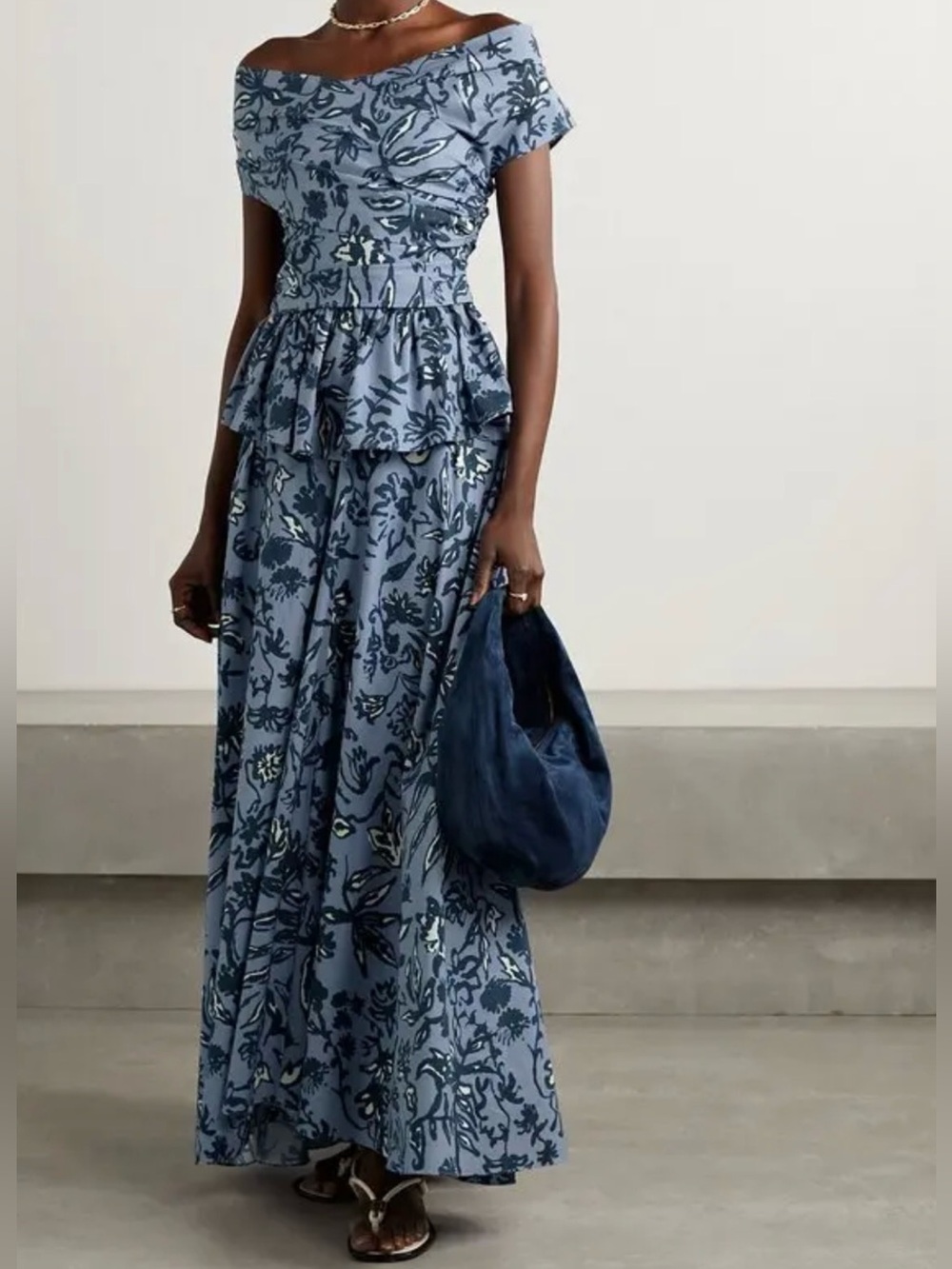 Altuzarra Blue Floral Set